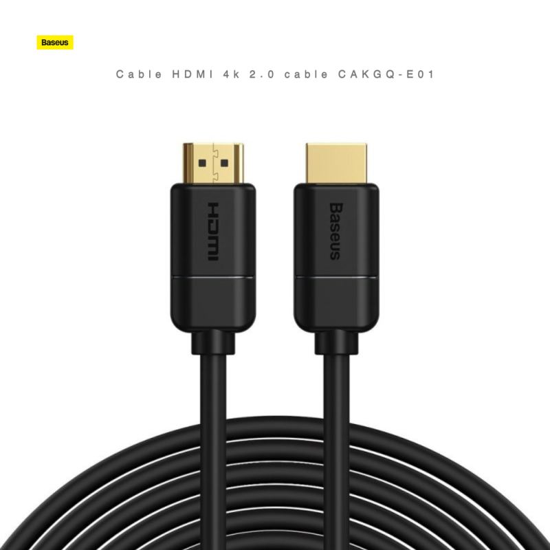 کابل اچ‌دی‌ام‌آی 8 متری بیسوس Baseus cable HDMI 4k 2.0 cable CAKGQ-E01