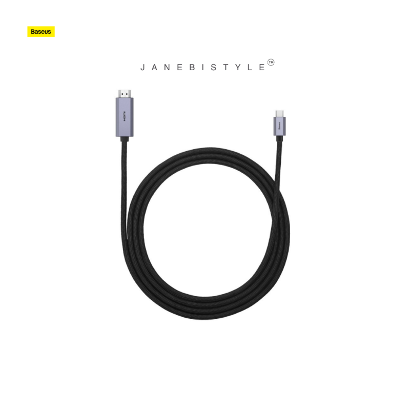 کابل اچ دی ام آی به تایپ سی 2 متر بیسوس Baseus cable Type C to HDMI 2.0 4K 60Hz WKGQ010101