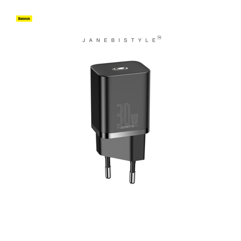شارژر دیواری فست شارژ 30 وات بیسوس Baseus Super Si 1C fast charger Type C 30W Power Delivery Quick Charge CCSUP-J01