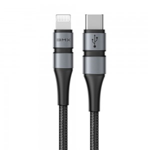 کابل شارژ سریع و انتقال داده تایپ سی به لایتنینگ بیسوس Baseus BMX Type-C PD To Lightning Cable 1.2m