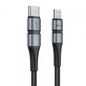 کابل شارژ سریع و انتقال داده تایپ سی به لایتنینگ بیسوس Baseus BMX Type-C PD To Lightning Cable 1.2m