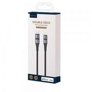 کابل شارژ سریع و انتقال داده تایپ سی به لایتنینگ بیسوس Baseus BMX Type-C PD To Lightning Cable 1.2m