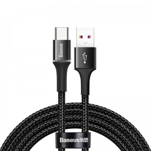 کابل شارژ و انتقال داده تایپ سی بیسوس Baseus Halo Type-C Cable 2m