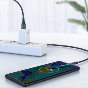 کابل شارژ و انتقال داده تایپ سی بیسوس Baseus Halo Type-C Cable 2m