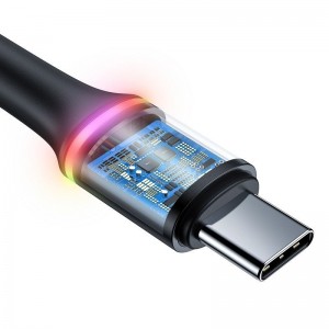 کابل شارژ و انتقال داده تایپ سی بیسوس Baseus Halo Type-C Cable 2m