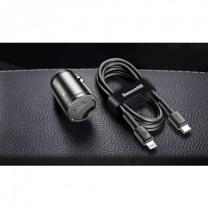 شارژر فندکی سریع با کابل بیسوس Baseus Tiny Star Mini pps Quick Charger Suit