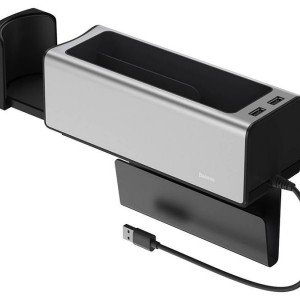 جعبه نظم دهنده داخل خودرو بیسوس Baseus Deluxe Metal Armrest Console Organizer