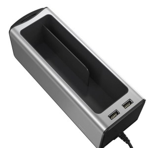 جعبه نظم دهنده داخل خودرو بیسوس Baseus Deluxe Metal Armrest Console Organizer