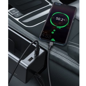 جعبه نظم دهنده داخل خودرو بیسوس Baseus Deluxe Metal Armrest Console Organizer