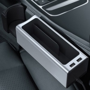 جعبه نظم دهنده داخل خودرو بیسوس Baseus Deluxe Metal Armrest Console Organizer
