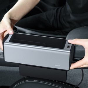 جعبه نظم دهنده داخل خودرو بیسوس Baseus Deluxe Metal Armrest Console Organizer