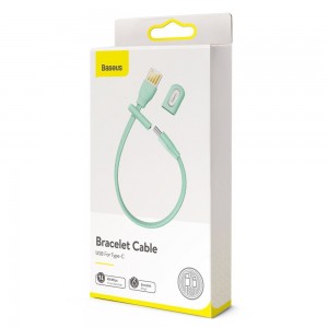 کابل شارژ و انتقال داده تایپ سی بیسوس مدل دستبند Baseus Bracelet Type-C Cable 22cm