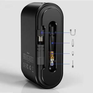پمپ باد لاستیک خودرو بیسوس Baseus Dynamic Eye Inflator pump CRCQB03-01