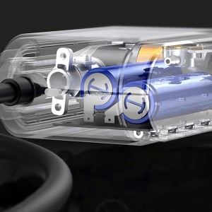 پمپ باد لاستیک خودرو بیسوس Baseus Dynamic Eye Inflator pump CRCQB03-01