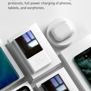 پاوربانک 10000 فست شارژ بیسوس Baseus PPMN-A01 Super Mini Digital Display Power Bank توان 22.5 وات