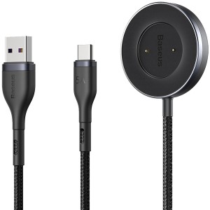 کابل تایپ سی و داک شارژ ساعت بیسوس Baseus Cafule One-for-two Data Cable USB to C+ Watch Charging Dock