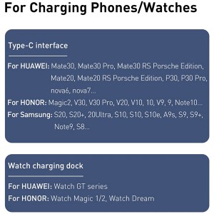 کابل تایپ سی و داک شارژ ساعت بیسوس Baseus Cafule One-for-two Data Cable USB to C+ Watch Charging Dock
