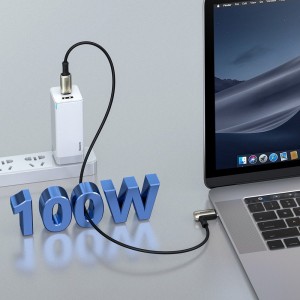 کابل شارژ سریع و انتقال داده تایپ سی به تایپ سی بیسوس Baseus Hammer Type-c PD Cable 1.5M