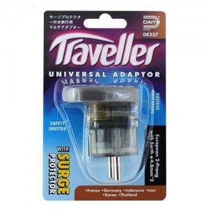 مبدل برق سه به دو دایو Daiyo Universal Adaptor Traveller DE237