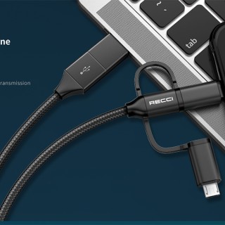 کابل فست شارژر 6 در 1 رسی Recci - Rtc-T07 6 in 1 Data Cable