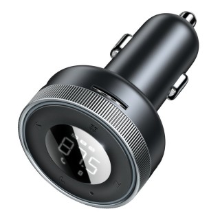 شارژر فندکی بلوتوثی با قابلیت پخش موسیقی بیسوس |Baseus Enjoy Car Wireless LED FM Transmitter Modulator Auto MP3 Player Bluetooth