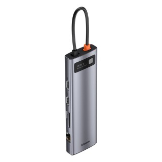 هاب 11 پورت بیسوس Baseus Metal Gleam 11 in 1 Multifunctional Type-C HUB 100W CAHUB-CT0G