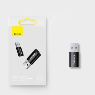 مبدل اوتی جی یو اس بی به تایپ سی بیسوس Baseus Ingenuity Mini OTG Adaptor USB 3.1 to Type C ZJJQ000101
