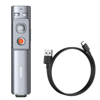 پوینتر و پرزنتر شارژی بیسوس Baseus Orange Dot Wireless Presenter WKCD000013