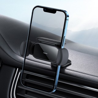 Baseus Steel Cannon Pro solar automatic cockpit car holder black