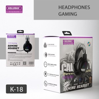 هدست گیمینگ کلومن koluman k18 gaming headset