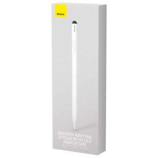 Baseus Smooth Writing active stylus pen for iPad / iPad Pro / iPad Air with tip for capacitive screens white (SXBC040002)