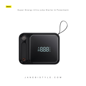 پاوربانک و جامپ استارتر خودرو 26800 میلی آمپر بیسوس Baseus Super Energy Ultra jump Starter & Powerbank for Car