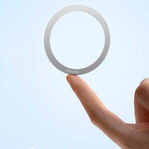 رینگ فلزی مگ سیف کننده موبایل و قاب موبایل بیسوس Baseus Halo Series magnetic ring 2 pcs PCCH000001
