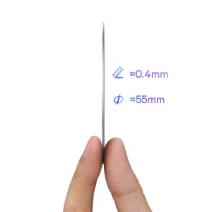 رینگ فلزی مگ سیف کننده موبایل و قاب موبایل بیسوس Baseus Halo Series magnetic ring 2 pcs PCCH000001