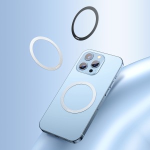 رینگ فلزی مگ سیف کننده موبایل و قاب موبایل بیسوس Baseus Halo Series magnetic ring 2 pcs PCCH000001
