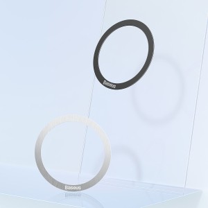 رینگ فلزی مگ سیف کننده موبایل و قاب موبایل بیسوس Baseus Halo Series magnetic ring 2 pcs PCCH000001