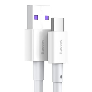 کابل شارژ سریع و دیتا usb به تایپ سی 66 وات بیسوس Baseus Superior USB to Type C 66 W Super Charge 1 m CATYS-01
