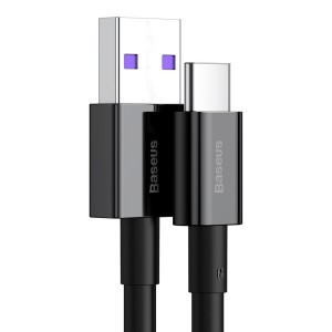کابل شارژ سریع و دیتا usb به تایپ سی 66 وات بیسوس Baseus Superior USB to Type C 66 W Super Charge 1 m CATYS-01