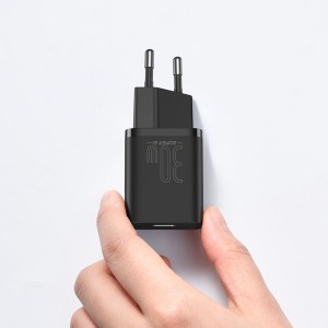 شارژر دیواری فست شارژ 30 وات بیسوس Baseus Super Si 1C fast charger Type C 30W Power Delivery Quick Charge CCSUP-J01