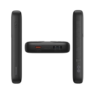 Baseus Comet Series Dual-Cable Digital Display Fast Charge Power Bank 10000mAh 22.5W