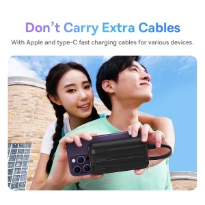 Baseus Comet Series Dual-Cable Digital Display Fast Charge Power Bank 10000mAh 22.5W