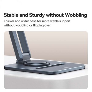 هولدر و پایه نگهدارنده رومیزی گوشی و تبلت بیسوس Baseus Biaxial Foldable Metal Deskstop Holder