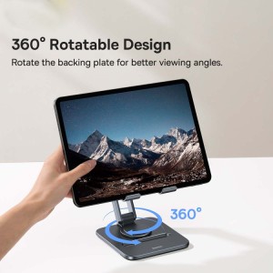 هولدر و پایه نگهدارنده رومیزی گوشی و تبلت بیسوس Baseus Biaxial Foldable Metal Deskstop Holder