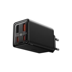 Baseus GaN6 Pro 100W 2 x USB-C / Type-C + 2 x USB Fast Charger, EU Plug(Black)