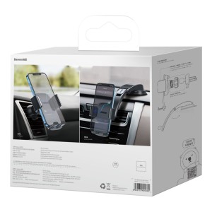 هولدر رو داشبوردی و دریچه هوا خودرو بیسوس Baseus 2in1 car holder for cockpit and air vent SUYK000001