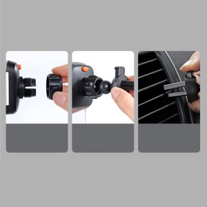 هولدر رو داشبوردی و دریچه هوا خودرو بیسوس Baseus 2in1 car holder for cockpit and air vent SUYK000001