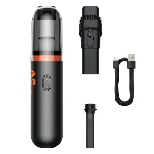 جارو شارژی قابل حمل خودرو بیسوس Baseus car vacuum cleaner 6000Pa 80W VCAQ040001