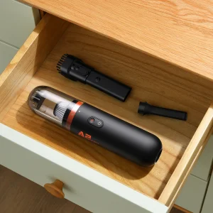 جارو شارژی قابل حمل خودرو بیسوس Baseus car vacuum cleaner 6000Pa 80W VCAQ040001