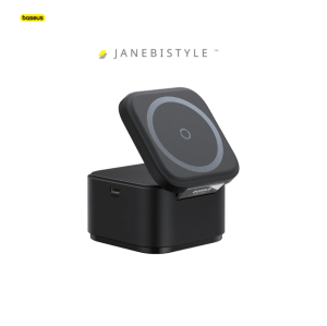 استند و شارژر وایرلس مگنتی رومیزی بیسوس Baseus MagPro 2 in 1 Magnetic Wireless Charge P10264100121