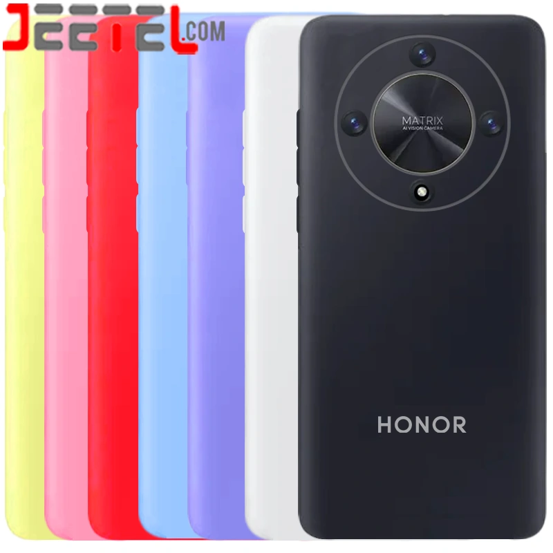 کاور سیلیکونی تک رنگ اورجینال هانر Honor X9B مدل پاک کنی اصل (متریال ویتنام)